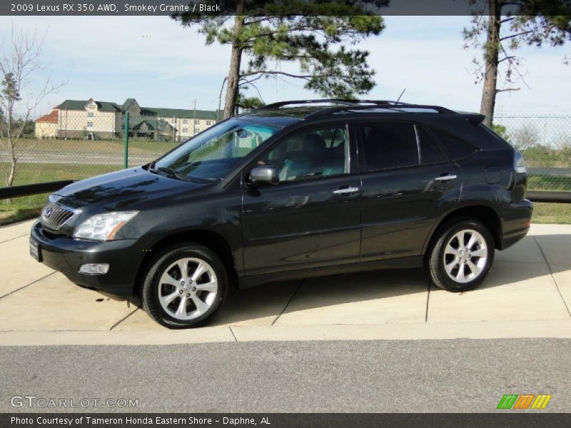 Smokey Granite / Black 2009 Lexus RX 350 AWD