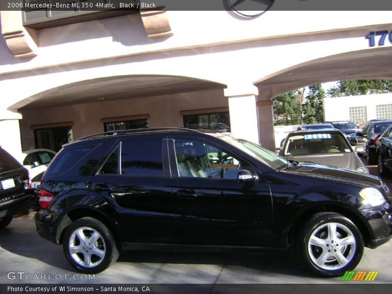 Black / Black 2006 Mercedes-Benz ML 350 4Matic