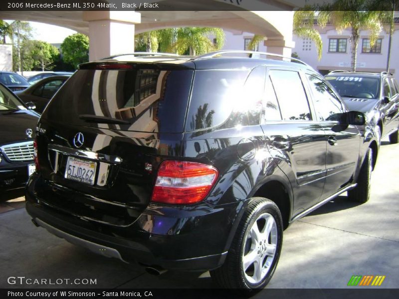 Black / Black 2006 Mercedes-Benz ML 350 4Matic