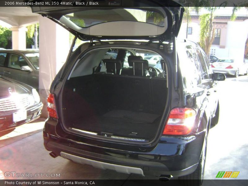 Black / Black 2006 Mercedes-Benz ML 350 4Matic