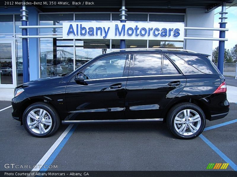 Black / Black 2012 Mercedes-Benz ML 350 4Matic