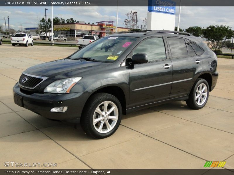 Smokey Granite / Black 2009 Lexus RX 350 AWD