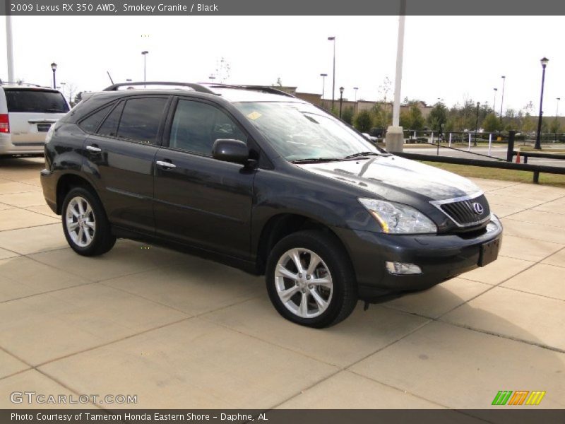 Smokey Granite / Black 2009 Lexus RX 350 AWD