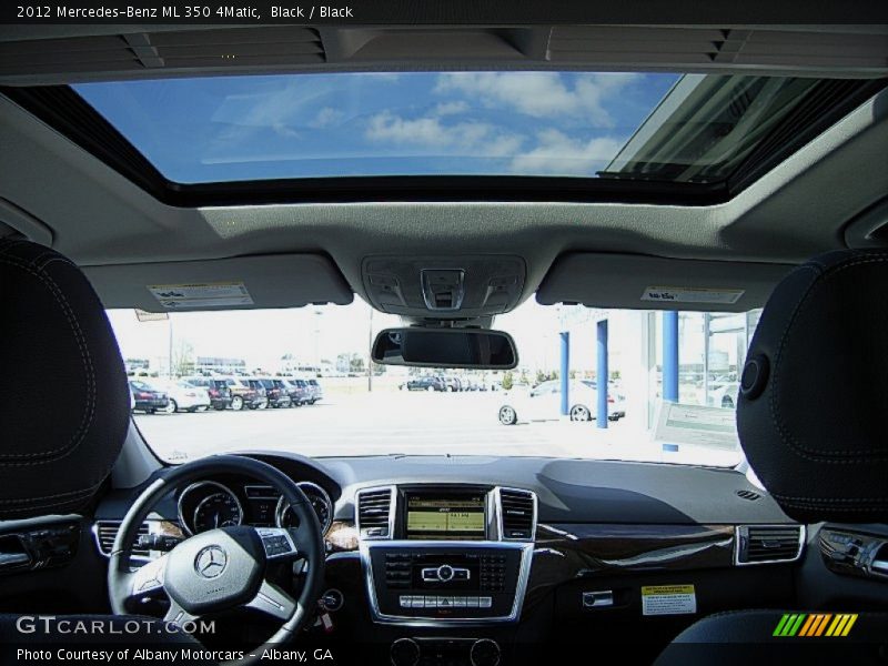 Black / Black 2012 Mercedes-Benz ML 350 4Matic