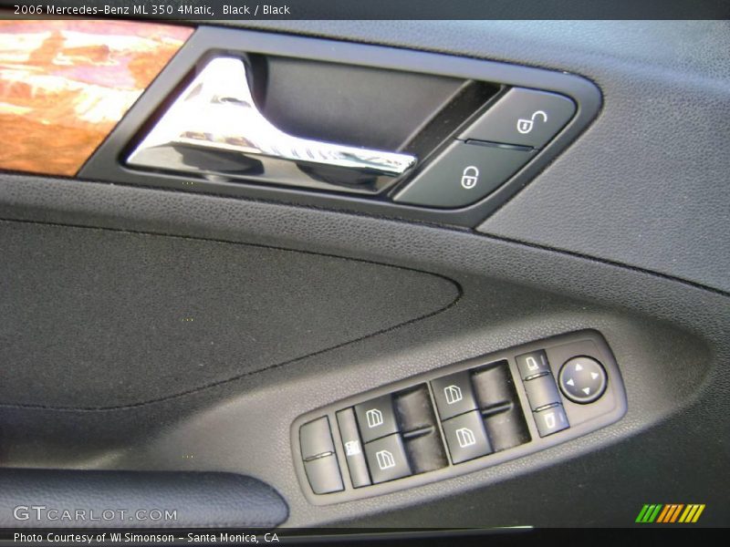 Black / Black 2006 Mercedes-Benz ML 350 4Matic