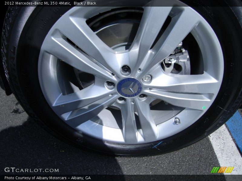 Black / Black 2012 Mercedes-Benz ML 350 4Matic