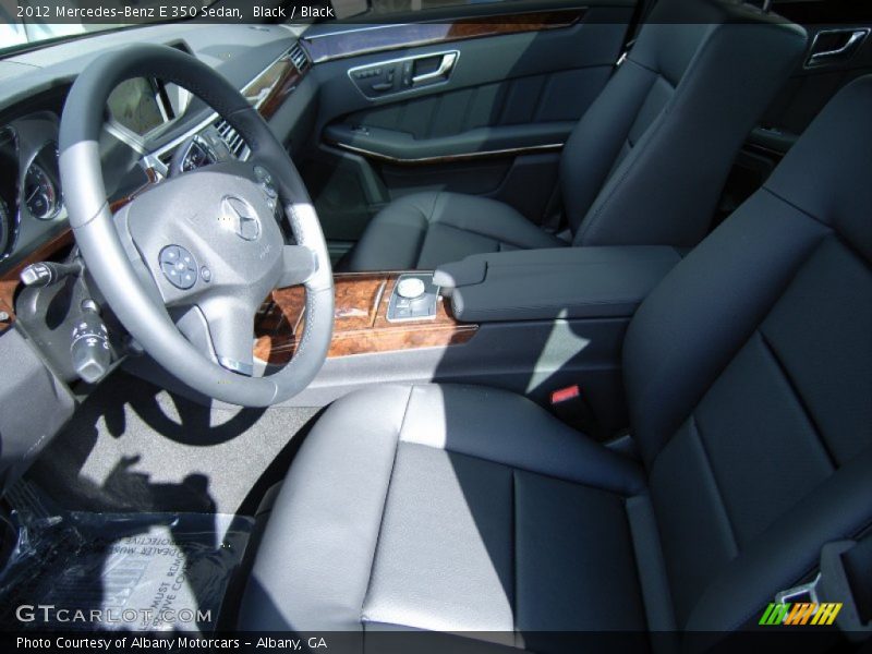 Black / Black 2012 Mercedes-Benz E 350 Sedan