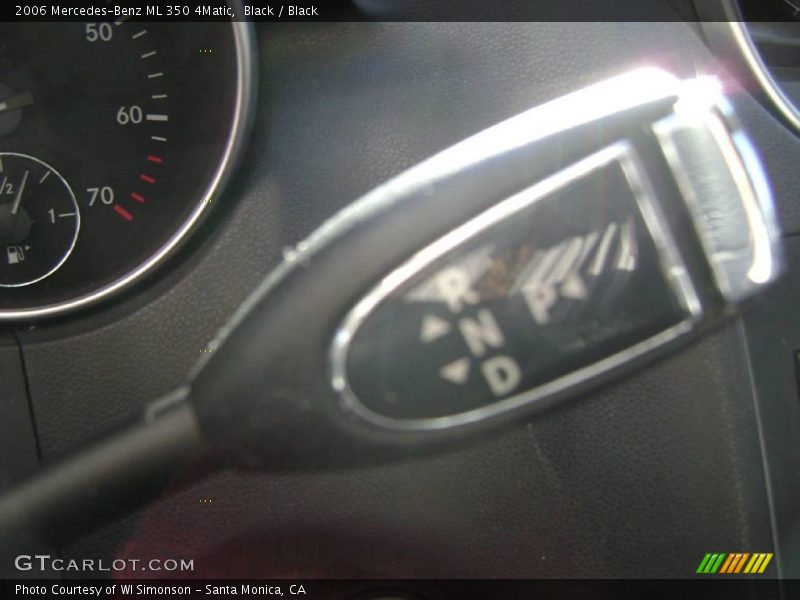 Black / Black 2006 Mercedes-Benz ML 350 4Matic