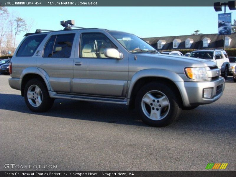 Titanium Metallic / Stone Beige 2001 Infiniti QX4 4x4