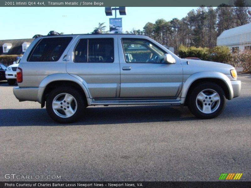 Titanium Metallic / Stone Beige 2001 Infiniti QX4 4x4