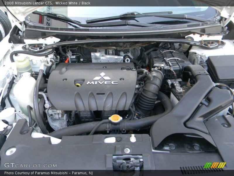 Wicked White / Black 2008 Mitsubishi Lancer GTS