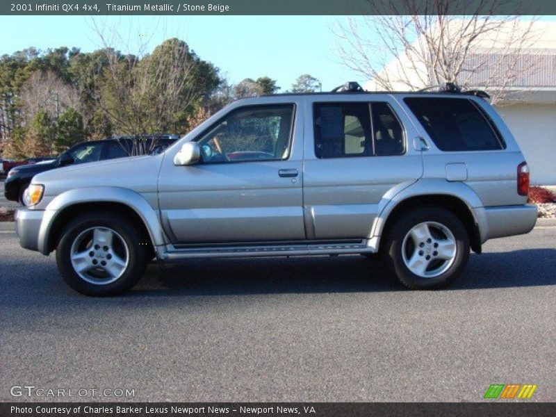 Titanium Metallic / Stone Beige 2001 Infiniti QX4 4x4