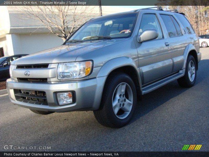 Titanium Metallic / Stone Beige 2001 Infiniti QX4 4x4