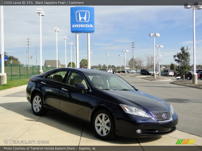 Black Sapphire Pearl / Cashmere 2009 Lexus ES 350