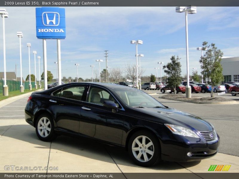 Black Sapphire Pearl / Cashmere 2009 Lexus ES 350