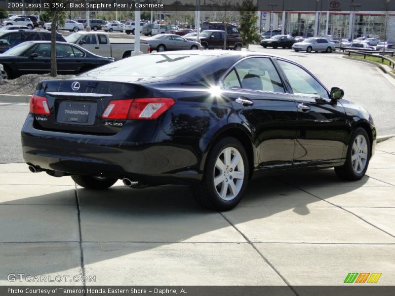 Black Sapphire Pearl / Cashmere 2009 Lexus ES 350