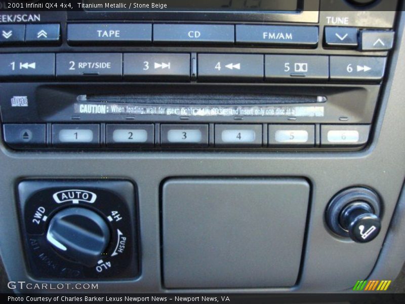Titanium Metallic / Stone Beige 2001 Infiniti QX4 4x4