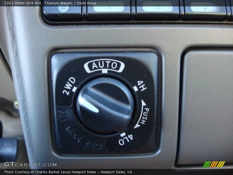 Titanium Metallic / Stone Beige 2001 Infiniti QX4 4x4