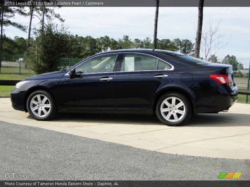 Black Sapphire Pearl / Cashmere 2009 Lexus ES 350