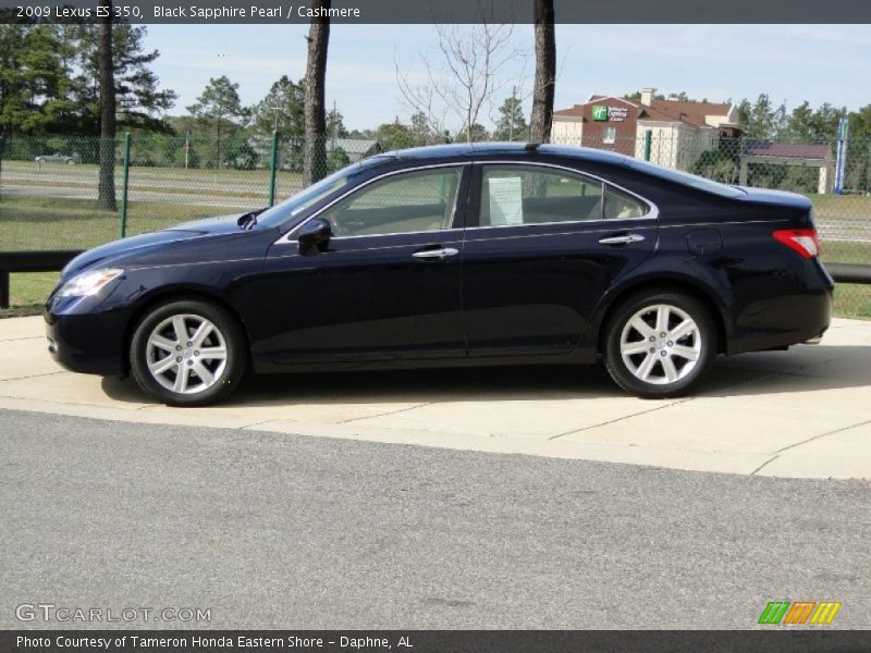 Black Sapphire Pearl / Cashmere 2009 Lexus ES 350