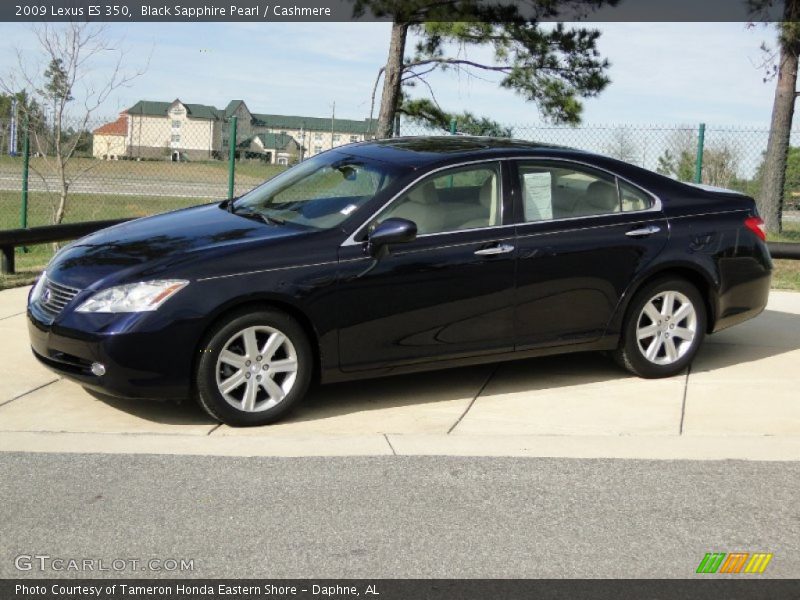 Black Sapphire Pearl / Cashmere 2009 Lexus ES 350
