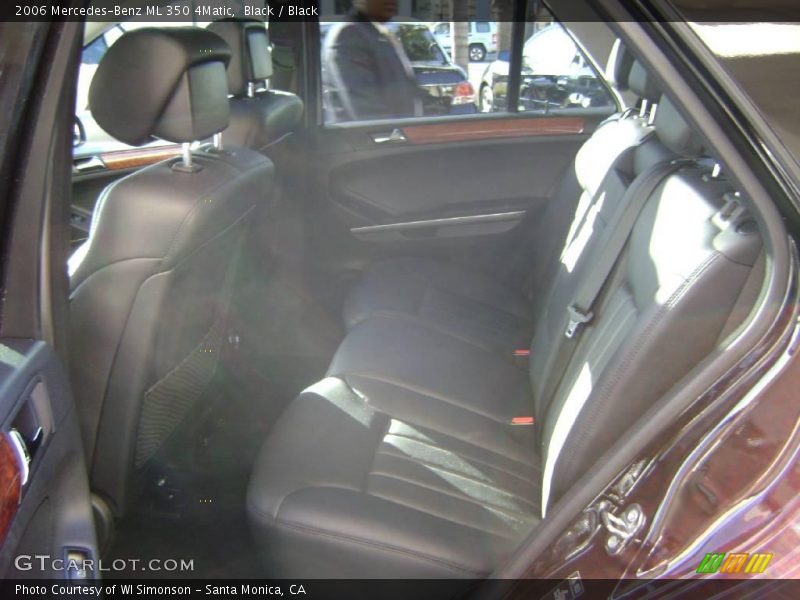 Black / Black 2006 Mercedes-Benz ML 350 4Matic
