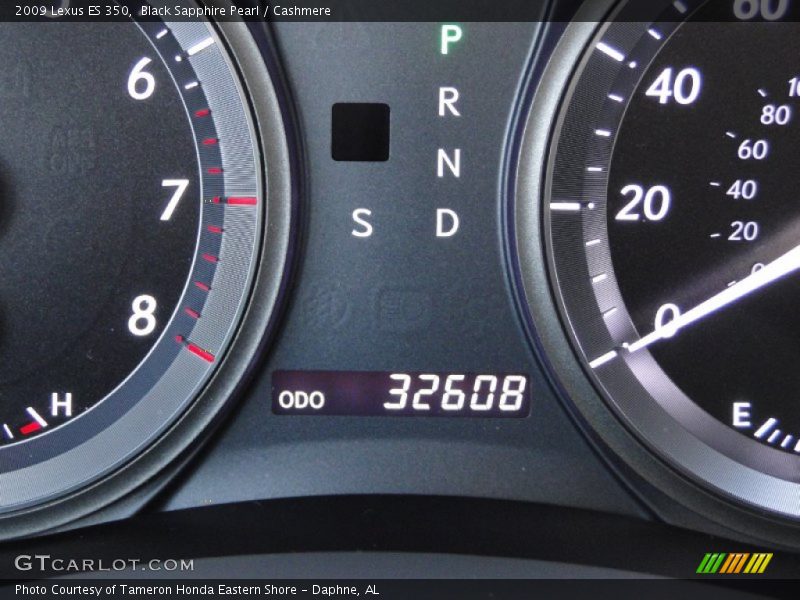Black Sapphire Pearl / Cashmere 2009 Lexus ES 350