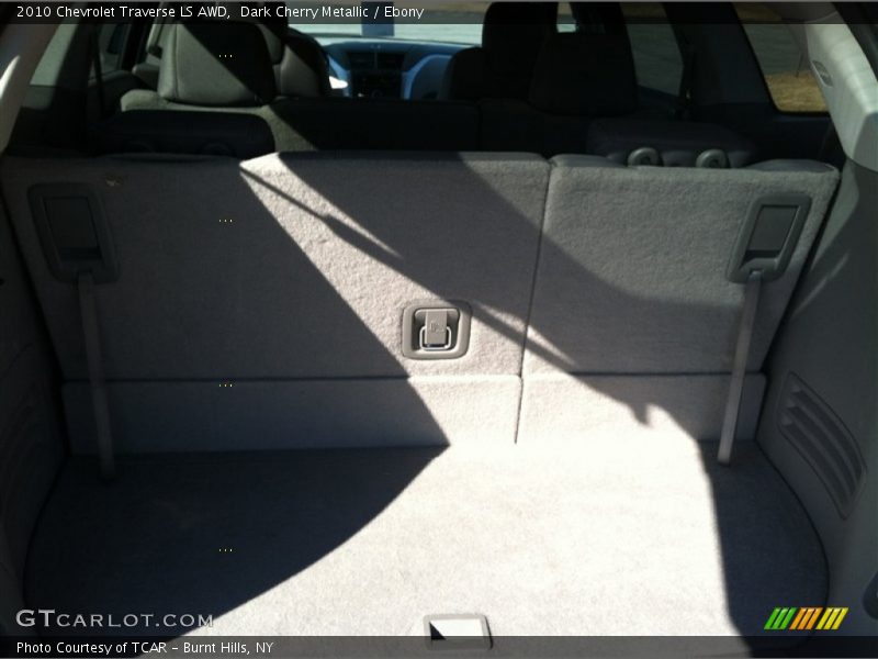 Dark Cherry Metallic / Ebony 2010 Chevrolet Traverse LS AWD