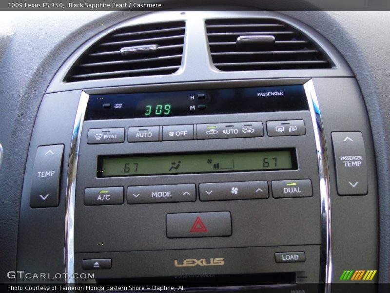 Controls of 2009 ES 350