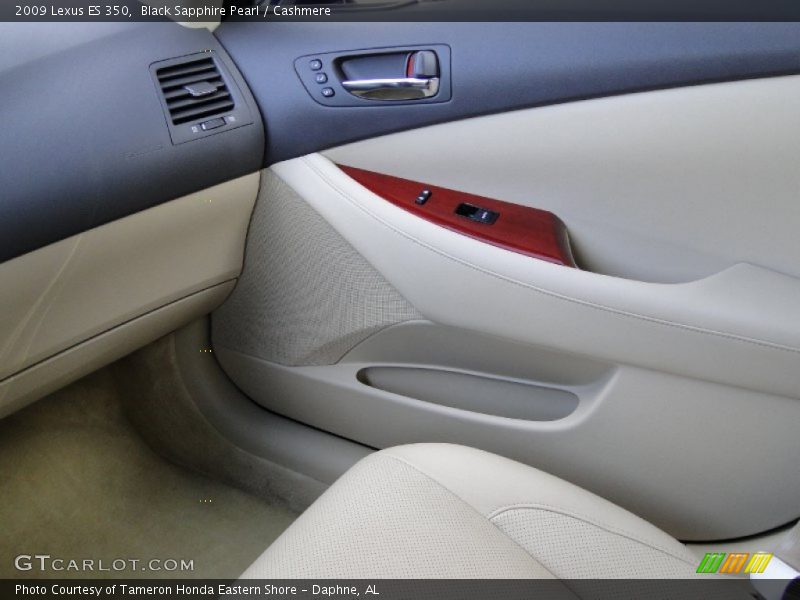 Black Sapphire Pearl / Cashmere 2009 Lexus ES 350