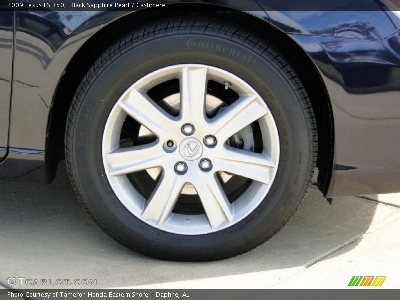 Black Sapphire Pearl / Cashmere 2009 Lexus ES 350
