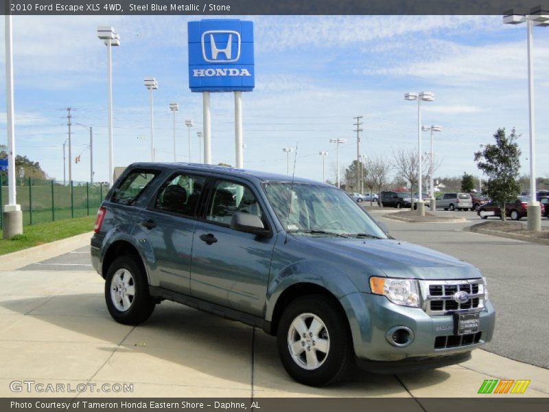 Steel Blue Metallic / Stone 2010 Ford Escape XLS 4WD
