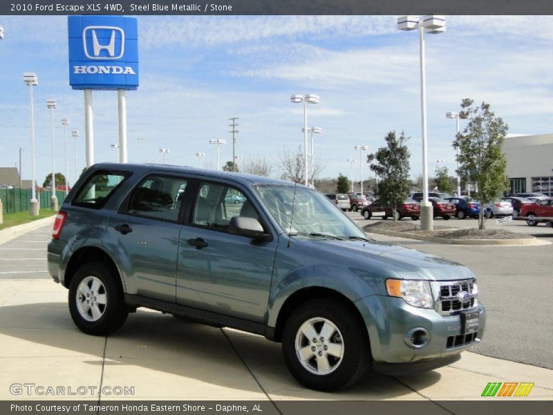 Steel Blue Metallic / Stone 2010 Ford Escape XLS 4WD