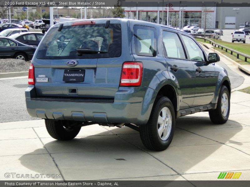 Steel Blue Metallic / Stone 2010 Ford Escape XLS 4WD