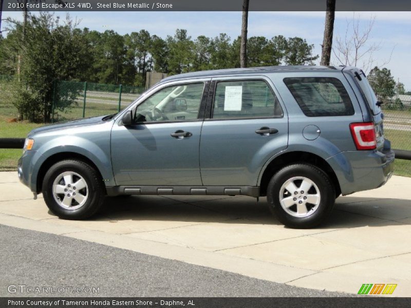 Steel Blue Metallic / Stone 2010 Ford Escape XLS 4WD