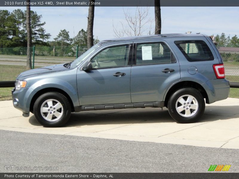 Steel Blue Metallic / Stone 2010 Ford Escape XLS 4WD