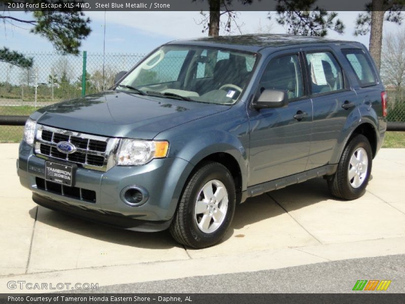 Steel Blue Metallic / Stone 2010 Ford Escape XLS 4WD