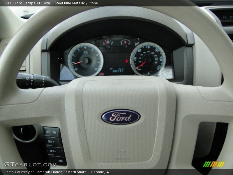 Steel Blue Metallic / Stone 2010 Ford Escape XLS 4WD