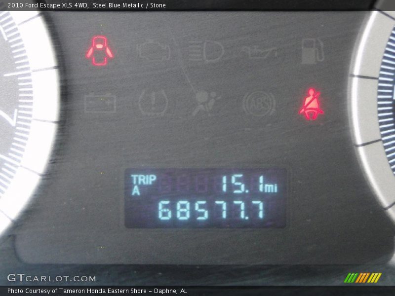 Steel Blue Metallic / Stone 2010 Ford Escape XLS 4WD