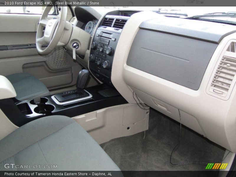 Steel Blue Metallic / Stone 2010 Ford Escape XLS 4WD