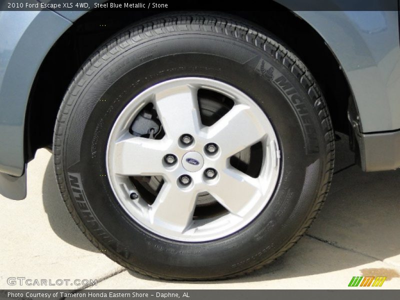 Steel Blue Metallic / Stone 2010 Ford Escape XLS 4WD