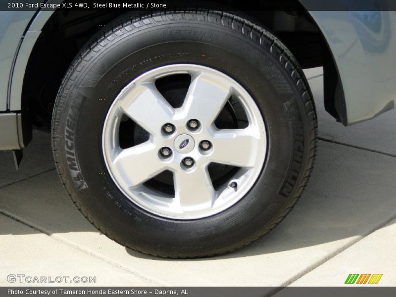 Steel Blue Metallic / Stone 2010 Ford Escape XLS 4WD