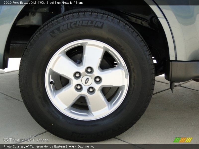Steel Blue Metallic / Stone 2010 Ford Escape XLS 4WD