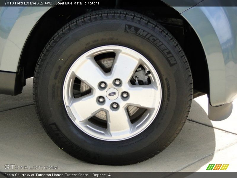 Steel Blue Metallic / Stone 2010 Ford Escape XLS 4WD