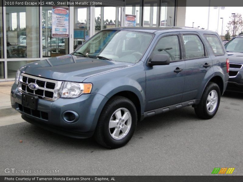 Steel Blue Metallic / Stone 2010 Ford Escape XLS 4WD