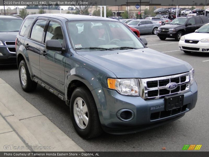 Steel Blue Metallic / Stone 2010 Ford Escape XLS 4WD