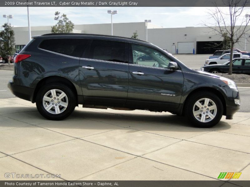 Cyber Gray Metallic / Dark Gray/Light Gray 2009 Chevrolet Traverse LT