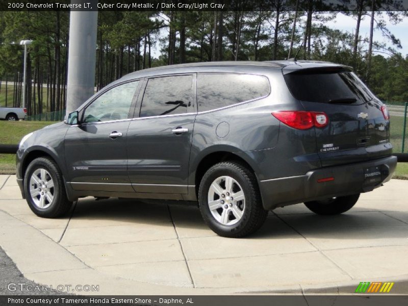 Cyber Gray Metallic / Dark Gray/Light Gray 2009 Chevrolet Traverse LT