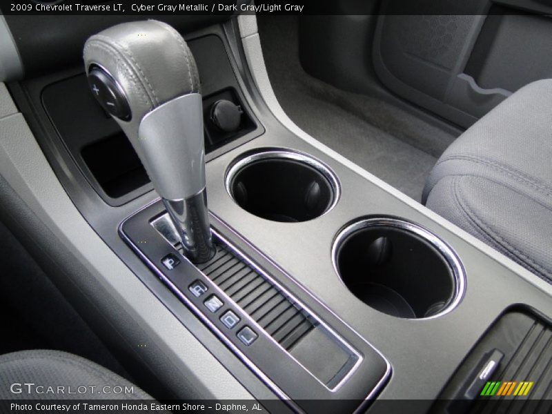 Cyber Gray Metallic / Dark Gray/Light Gray 2009 Chevrolet Traverse LT