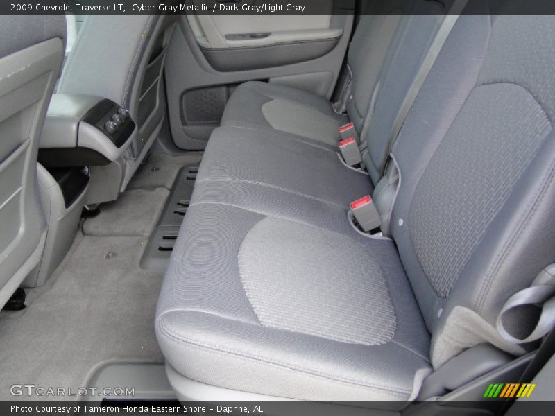 Cyber Gray Metallic / Dark Gray/Light Gray 2009 Chevrolet Traverse LT